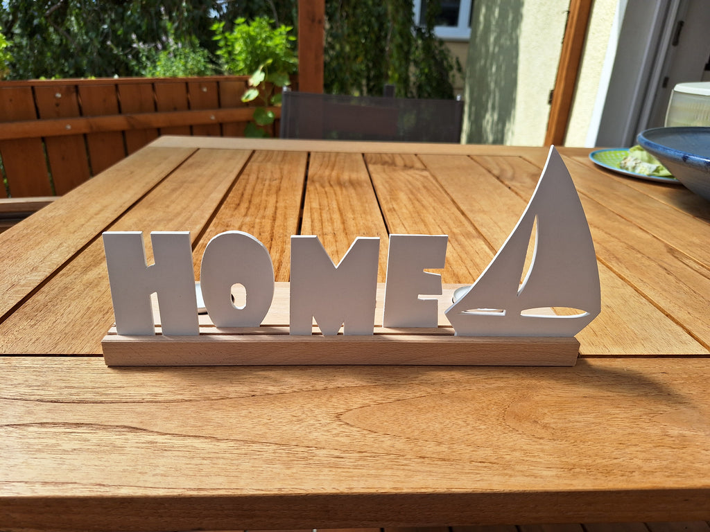 Lichtleiste Home, Dekoleiste, Lichdekoration, Fensterdeko, Kerzen Dekoration, Geschenk