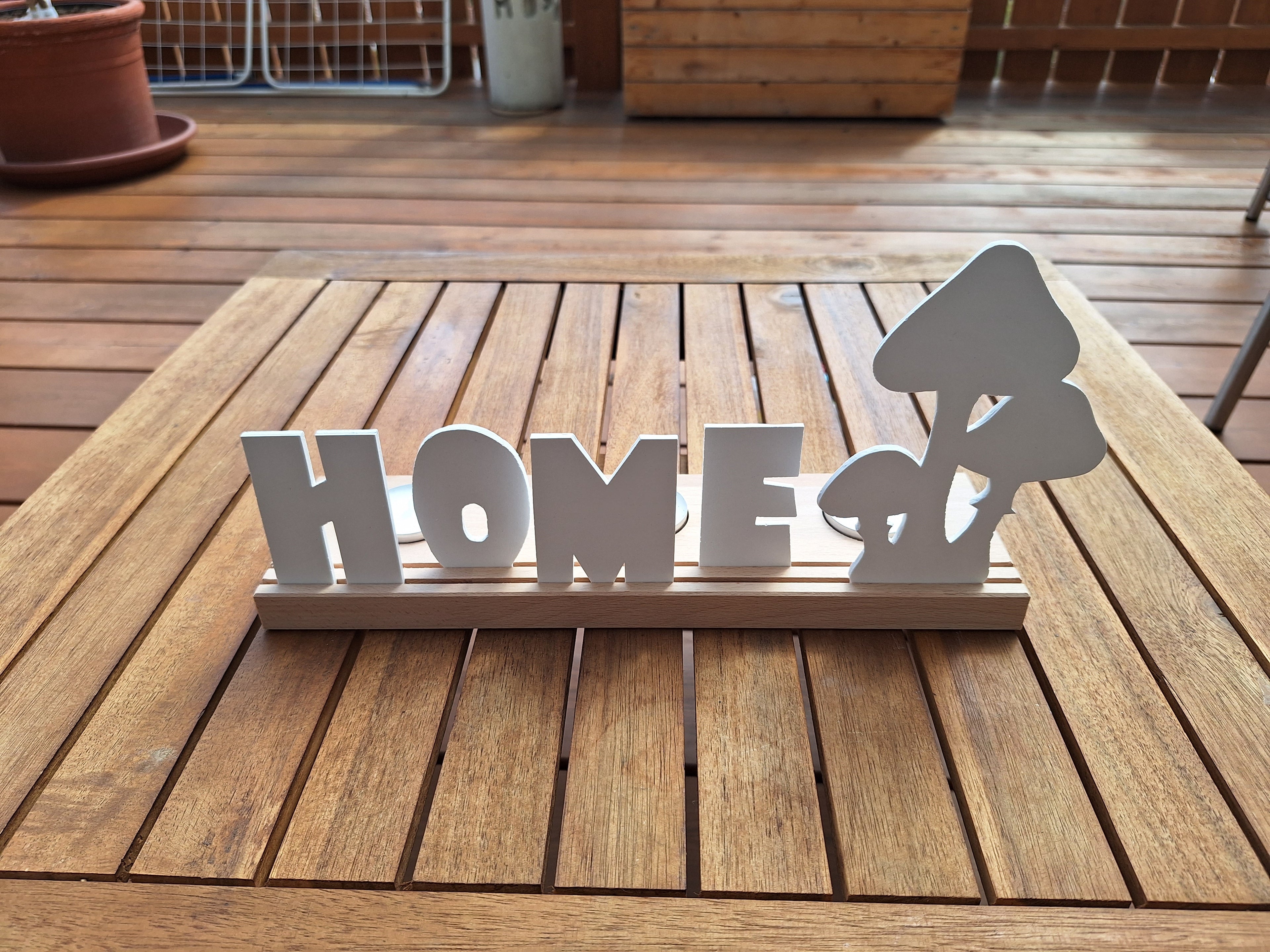 Lichtleiste Home, Dekoleiste, Lichdekoration, Fensterdeko, Kerzen Dekoration, Geschenk