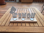 Lichtleiste Home, Dekoleiste, Lichdekoration, Fensterdeko, Kerzen Dekoration, Geschenk