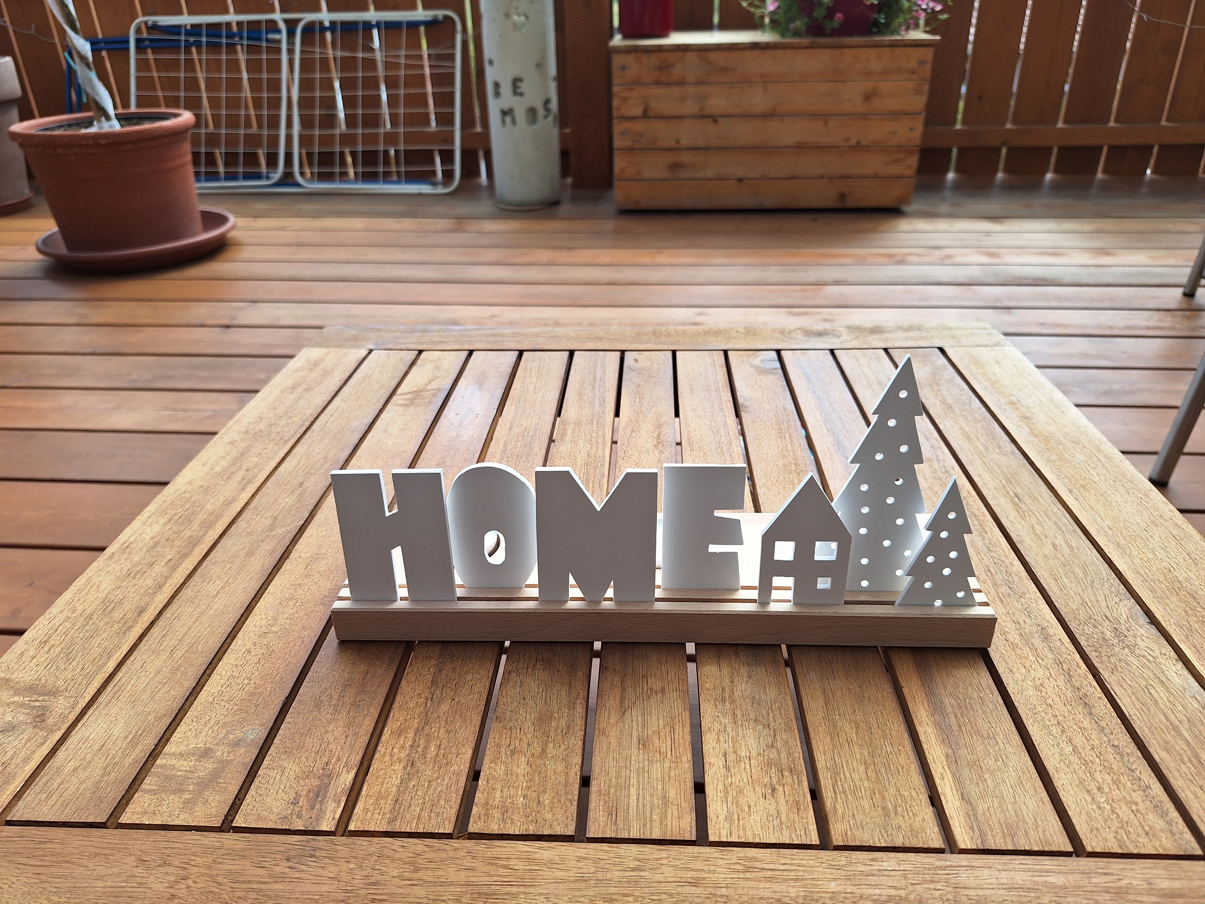 Lichtleiste Home, Dekoleiste, Lichdekoration, Fensterdeko, Kerzen Dekoration, Geschenk