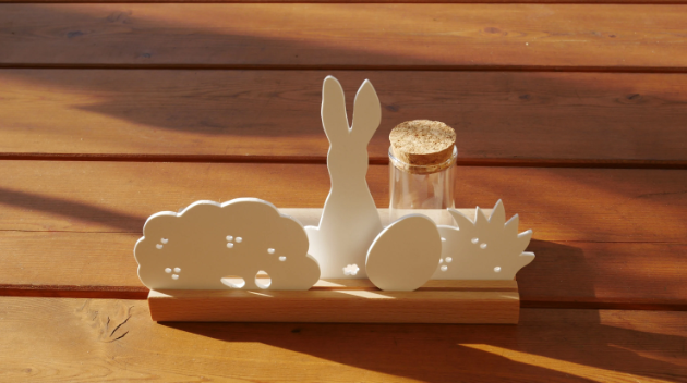 Osterdeko, Osterkerze, Ostern, Dekoleiste, Lichtobjekt, Kerzen Dekoration,  Fensterdekoration, Geschenk