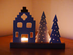 Lichterdorf, Lichthaus, Lichthäuser, Dekoleiste, Licht Dekoration, Kerze, Geschenk