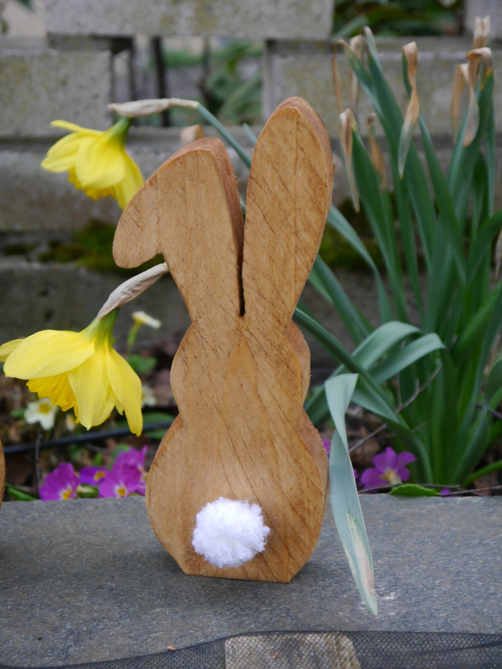 Osterhasen, Holzhasen, Dekohasen, Ostern, Frühling