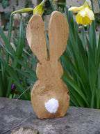 Osterhasen, Holzhasen, Dekohasen, Ostern, Frühling