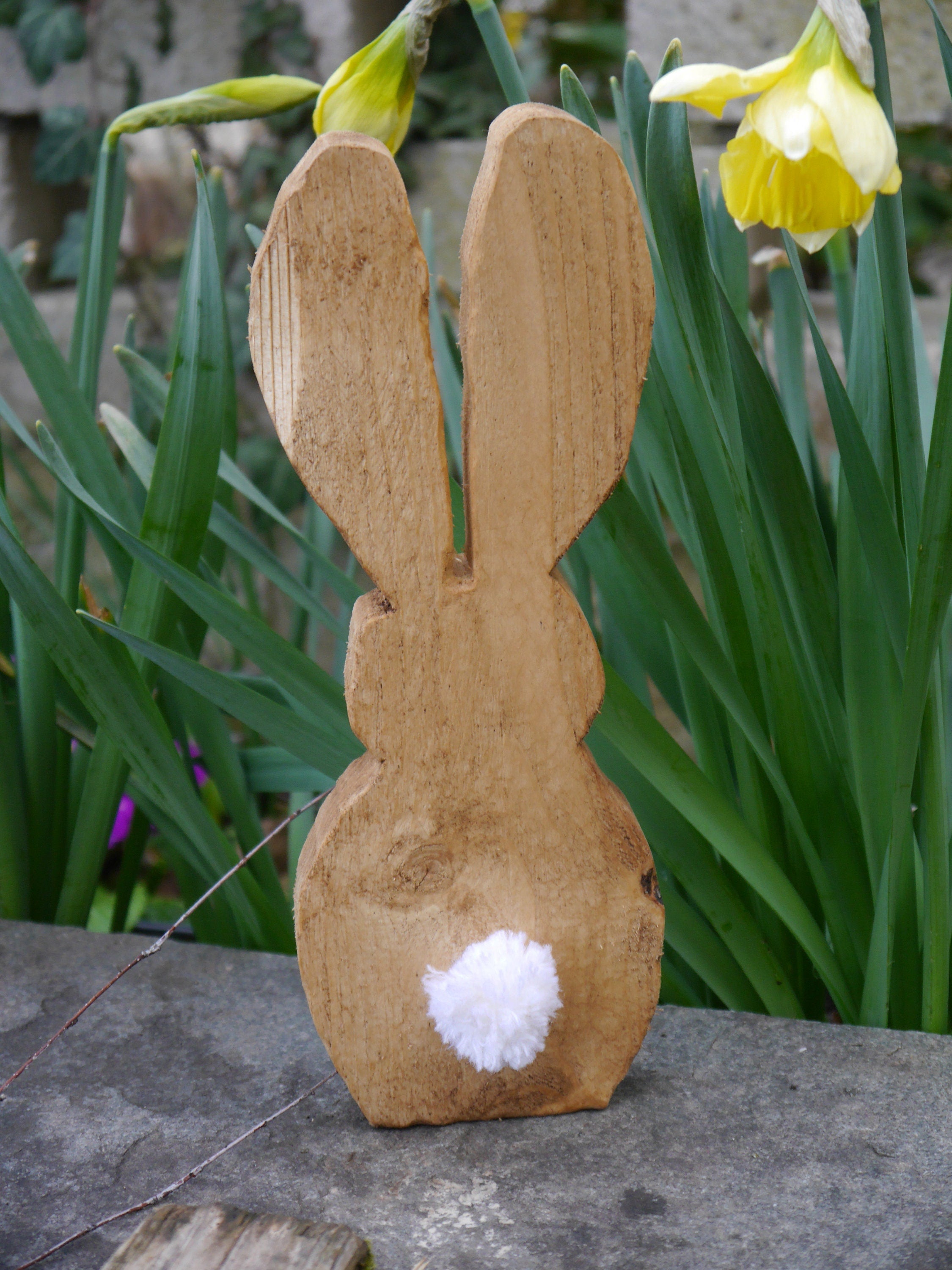 Osterhasen, Holzhasen, Dekohasen, Ostern, Frühling