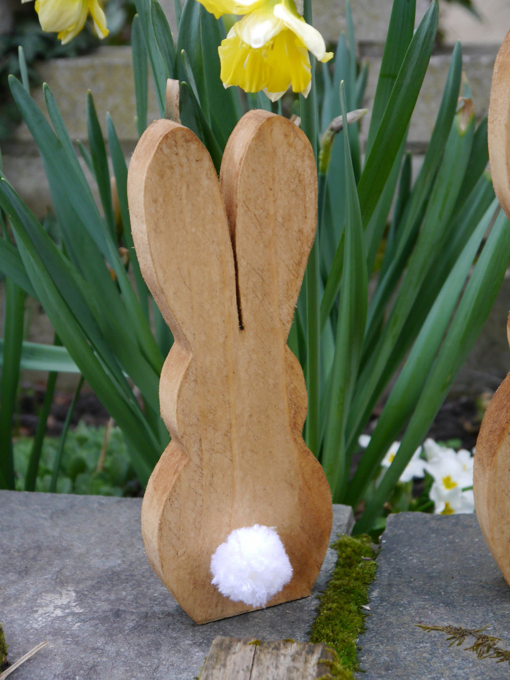 Osterhasen, Holzhasen, Dekohasen, Ostern, Frühling