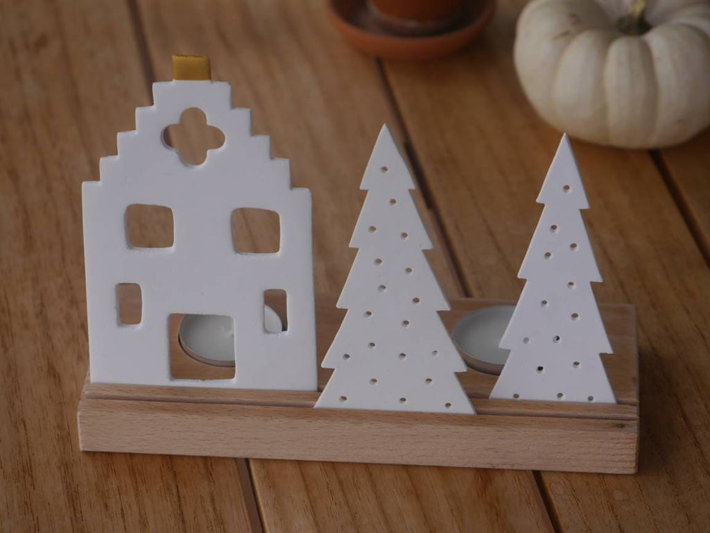 Lichterdorf, Lichthaus, Lichthäuser, Dekoleiste, Licht Dekoration, Kerze, Geschenk