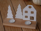 Lichterdorf, Lichthaus, Lichthäuser, Dekoleiste, Licht Dekoration, Kerze, Geschenk