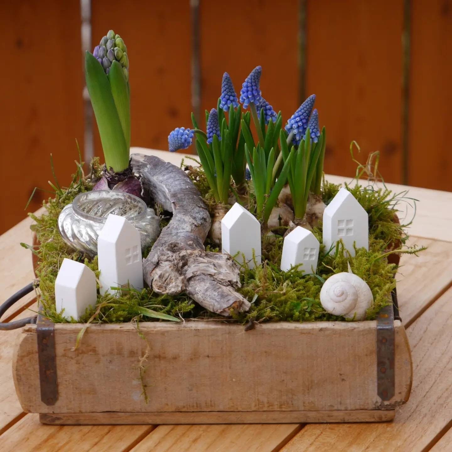 Mini Häuschen aus Raysin, Dekohäuschen, Dekohaus, 100017
