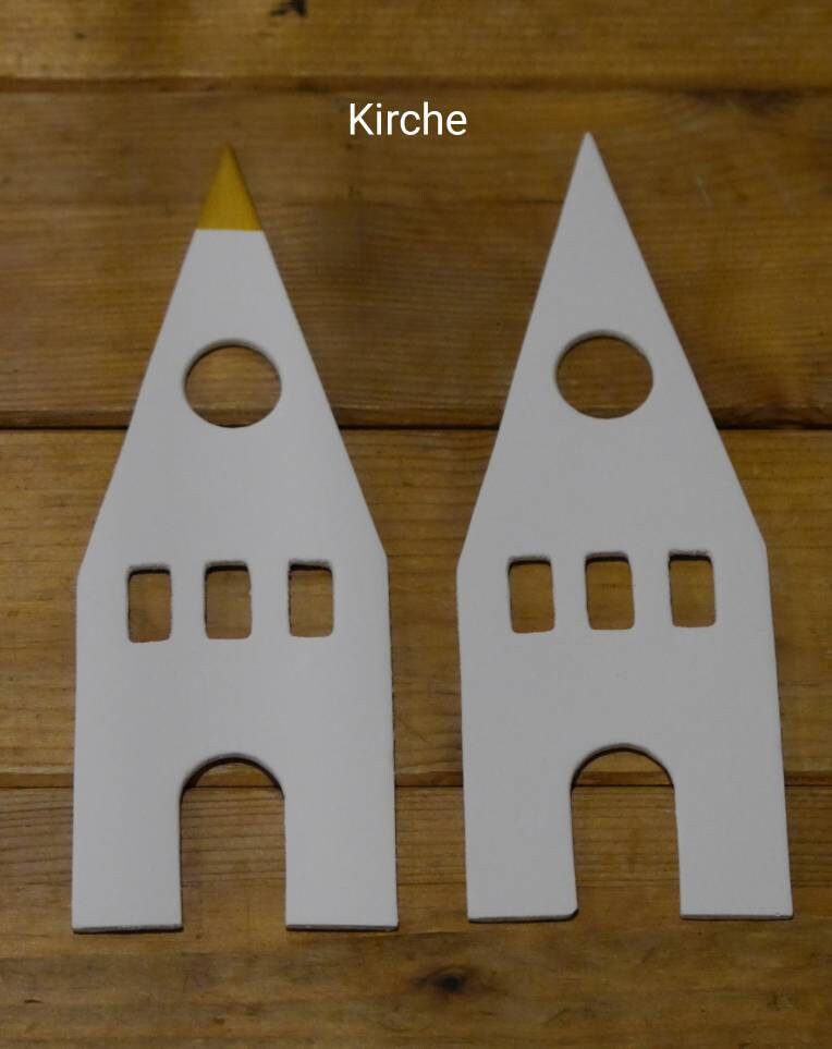 Einzelteile zur Lichtleiste, Lichthaus, Lichtdorf, Lichterwald