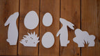Lichtleiste Ostern, Osterdeko, Kerzenhalter, Osterlicht, Lichtleiste "Ostergespräche"