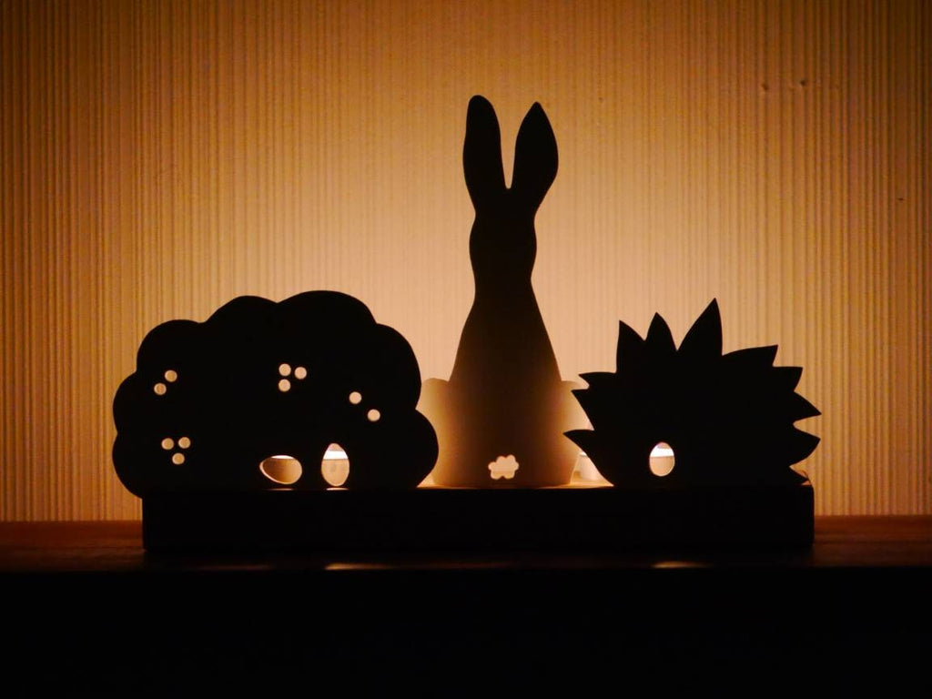Lichtleiste "kleiner Ostergruß", Osterlicht, Lichtleiste, Osterkerze, Teelicht