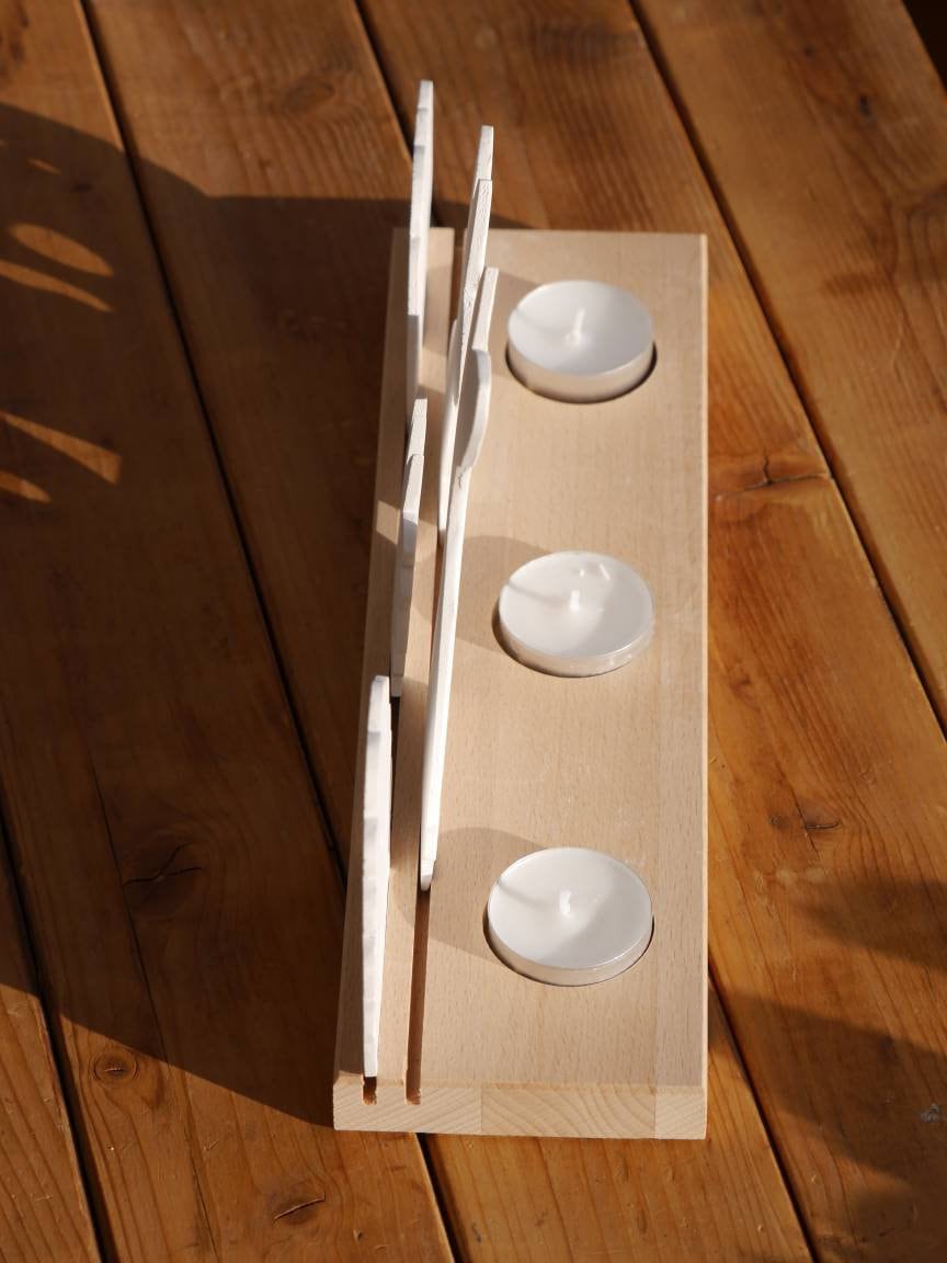Lichtleiste Ostern, Osterdeko, Osterkerze, Dekoleiste