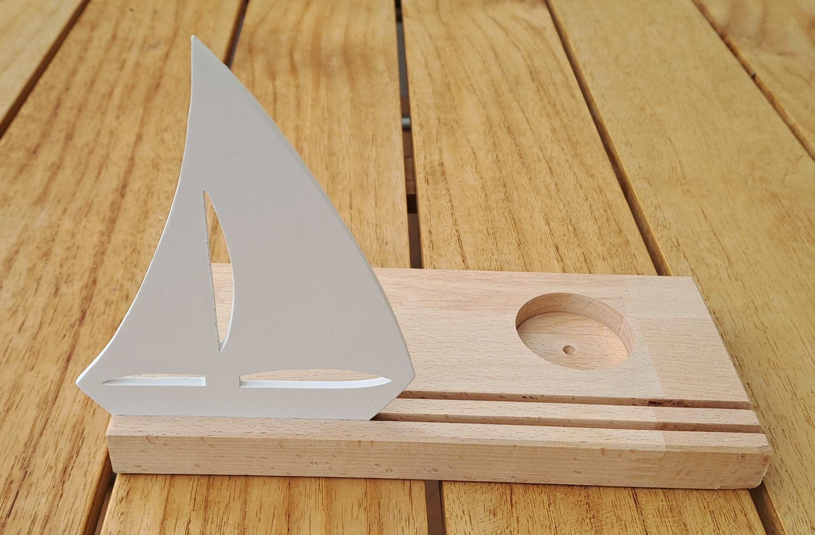 Lichtleiste, Kartenhalter Sommer, Segelschiff, 100022