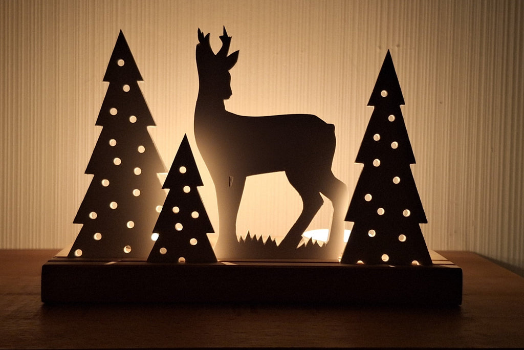 Lichterdorf, Lichthaus, Lichthäuser, Dekoleiste, Licht Dekoration, Kerze, Geschenk