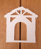 Krippe, heilige Familie, Weihnachtskrippe, Weihnachtsdekoration, Weihnachtsgeschenk, Lichterdorf, Lichthaus, Lichthäuser,Geschenk