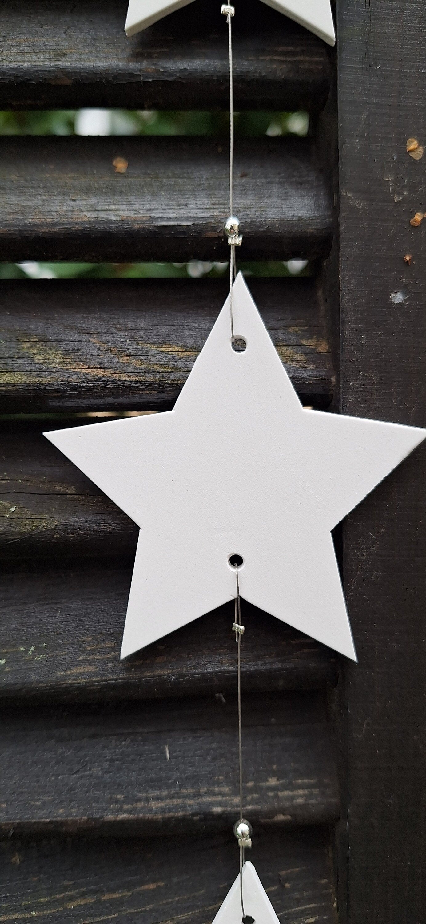 Sternanhänger, Sterngirlande, Weihnachts Deko, Fensterdeko Weihnachten, Raysin Anhänger Stern