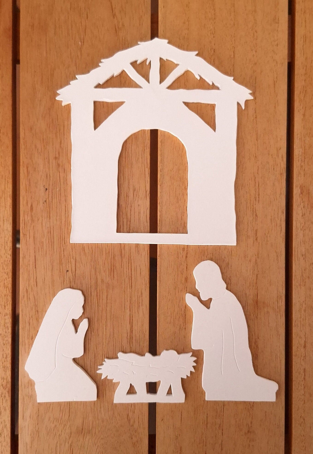 Krippe, heilige Familie, Weihnachtskrippe, Weihnachtsdekoration, Weihnachtsgeschenk, Lichterdorf, Lichthaus, Lichthäuser,Geschenk