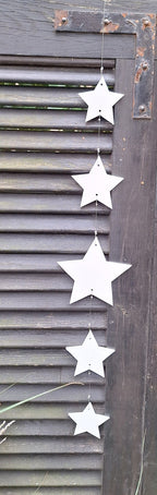Sternanhänger, Sterngirlande, Weihnachts Deko, Fensterdeko Weihnachten, Raysin Anhänger Stern