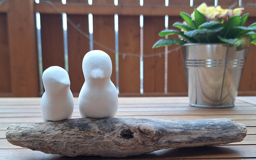 Vogelpaar, Deko Vogel, Dekoobjekt, Frühlingsdeko