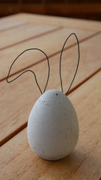 Ostereier, Betoneier, Ostern, Osterdeko