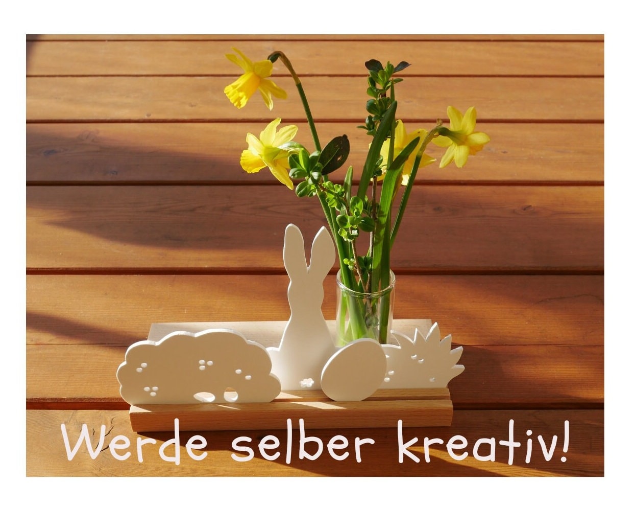 Osterdeko, Osterkerze, Ostern, Dekoleiste, Lichtobjekt, Kerzen Dekoration, Fensterdekoration, Geschenk, 100018