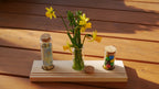 Vase,Lichtleiste, Lichthäuser, Dekoleiste, Lichtobjekt, Kerzen Dekoration
