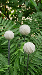 Deko Kugel, Beton Kugel, Gartendeko, Kugel für den Garten, Dekoration, Gartenstecker