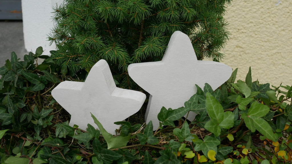 Deko Stern, Beton Stern, Gartendeko, Deko für den Garten, Dekoration, Stern, Weihnachtsdekoration, Weihnachten, Deko für die Haustüre