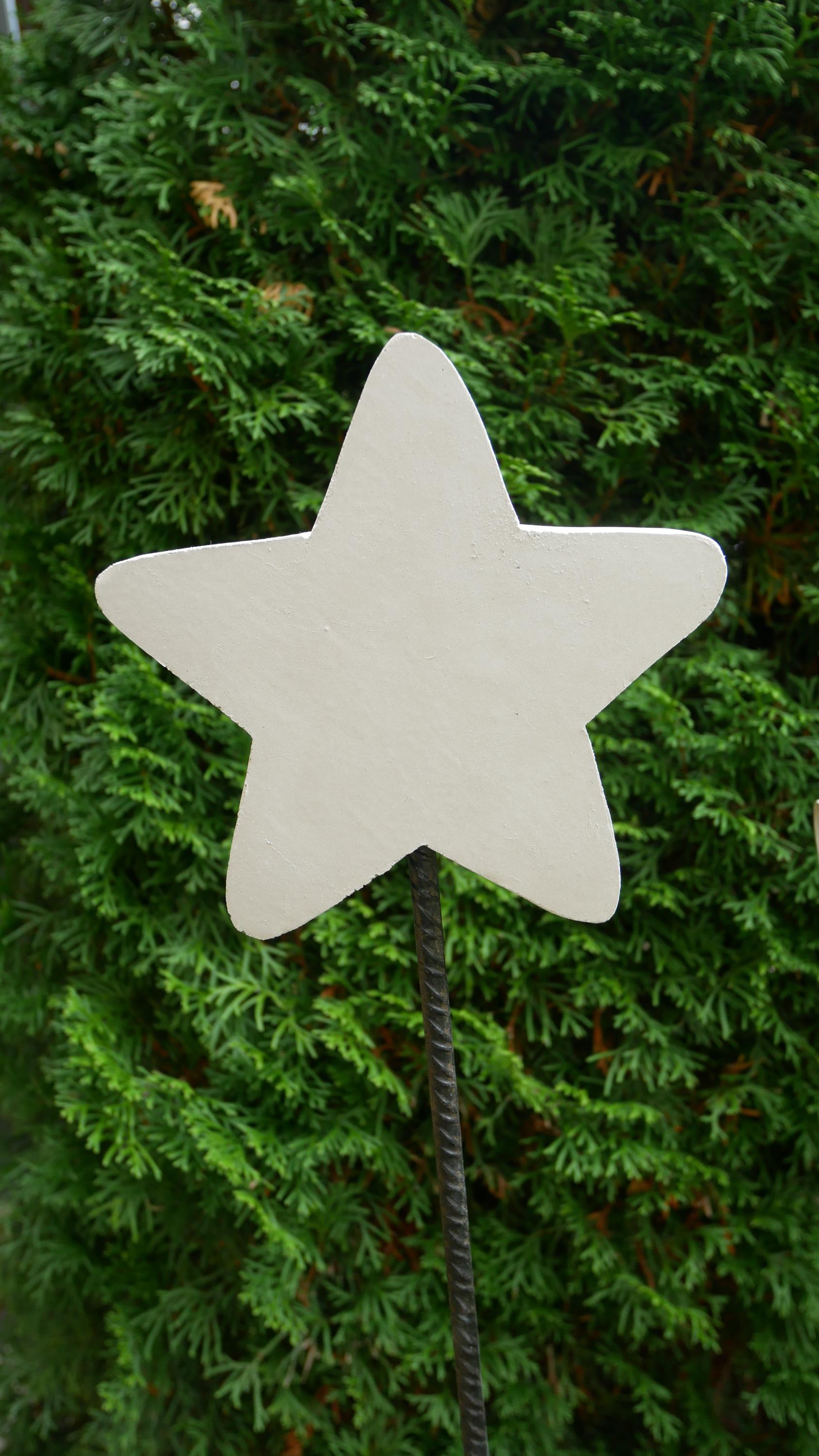 Deko Stern, Beton Stern, Gartendeko, Deko für den Garten, Dekoration, Stern, Weihnachtsdekoration, Weihnachten, Deko für die Haustüre