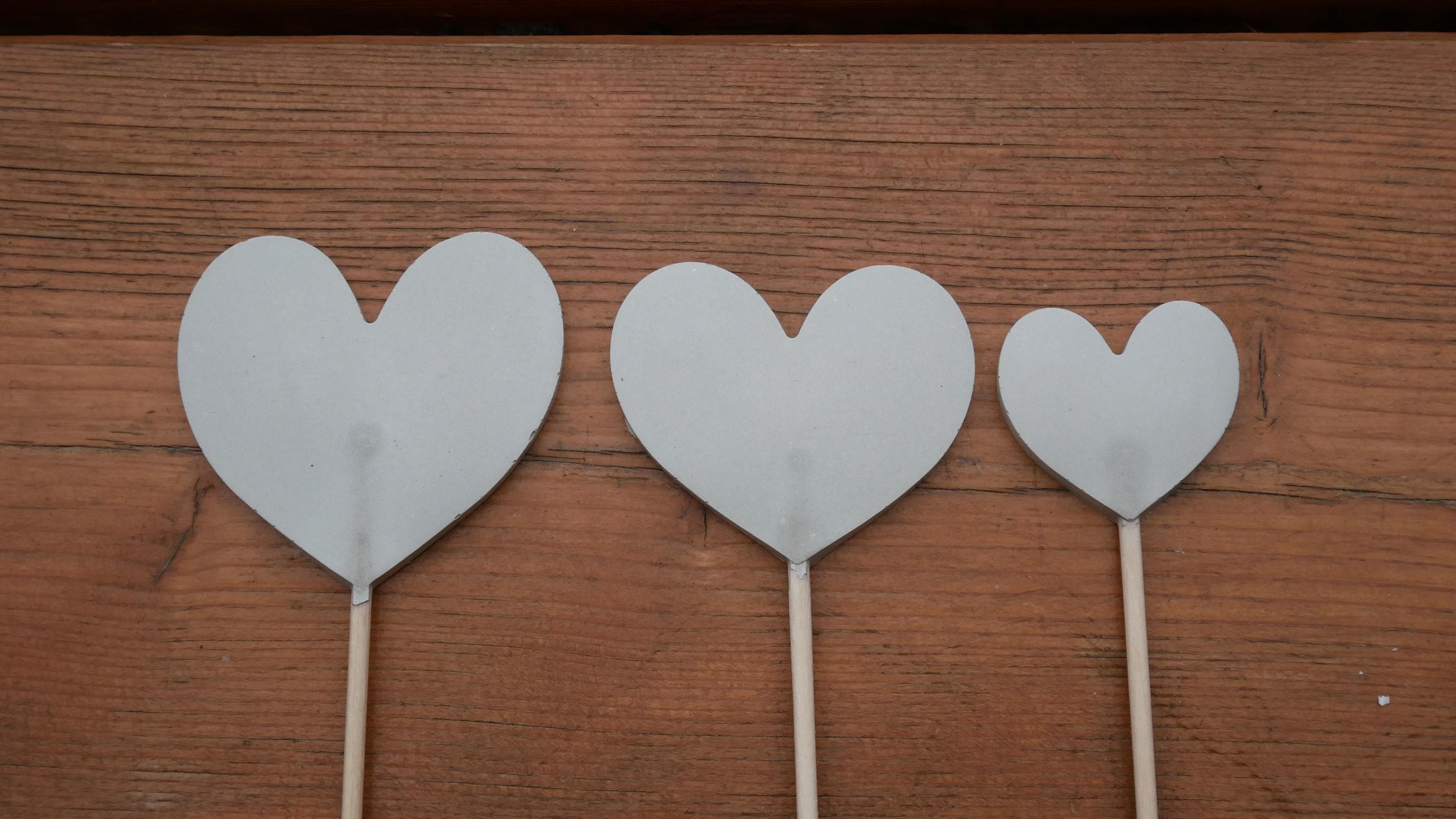 Blumenstecker, kleines Geschenk, nette Botschaft, Mitbringsel, Herzstecker, Herz