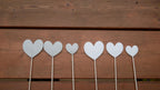 Blumenstecker, kleines Geschenk, nette Botschaft, Mitbringsel, Herzstecker, Herz