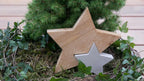 Stern, Weihnachtsstern, Betondeko, Weihnachtsdekoration, Stern aus Holz