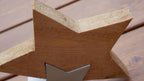 Stern, Weihnachtsstern, Betondeko, Weihnachtsdekoration, Stern aus Holz