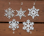 Geschenkanhänger, Dekoanhänger, Tannenbaumschmuck, Baumschmuck, Schmuckanhänger, Schneeflocken, Sterne, Kristalle