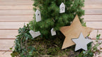 Geschenkanhänger, Dekoanhänger, Tannenbaumschmuck,Schmuckanhänger, Häuschen, Minihaus, Skandi Deko, Skandinavische Deko