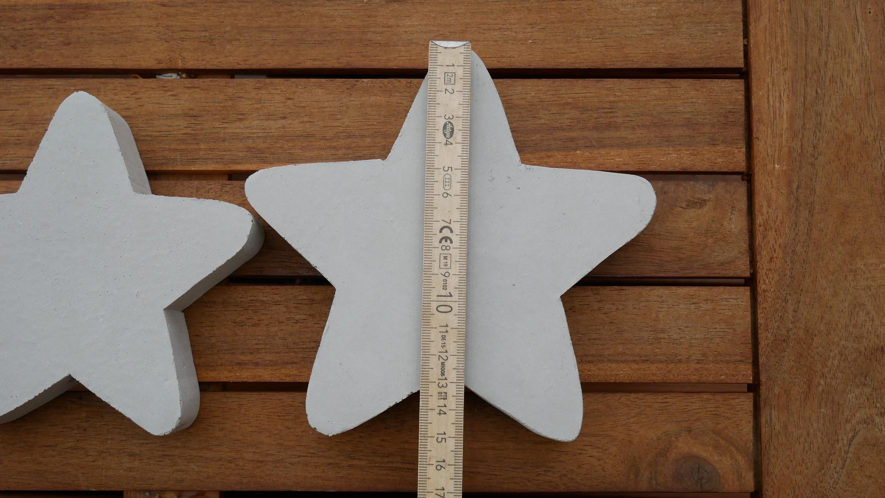 Deko Stern, Beton Stern, Gartendeko, Deko für den Garten, Dekoration, Stern, Weihnachtsdekoration, Weihnachten, Deko für die Haustüre