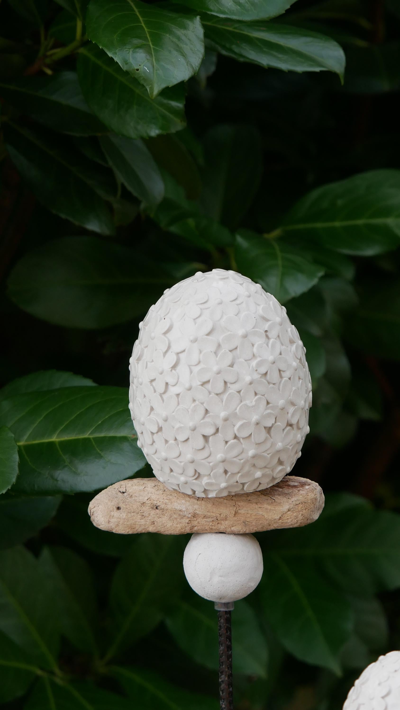 Osterei Beton, Deko Ei, Beton Ei, Gartendeko, Ei für den Garten, Oster Dekoration,