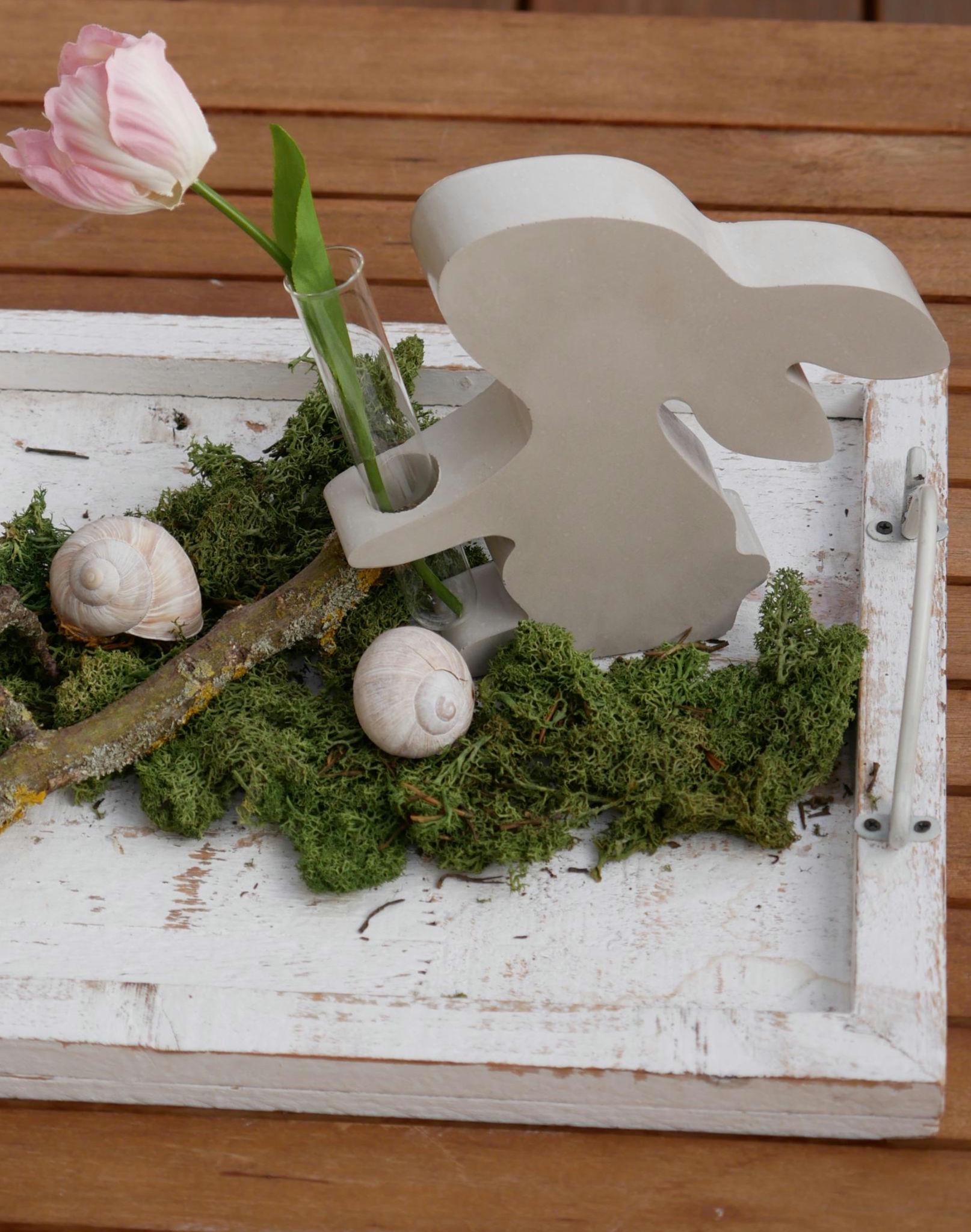 Deko Hase, Beton Hase, Gartendeko, Osterhase, Betonvase, Vase, Osterdeko