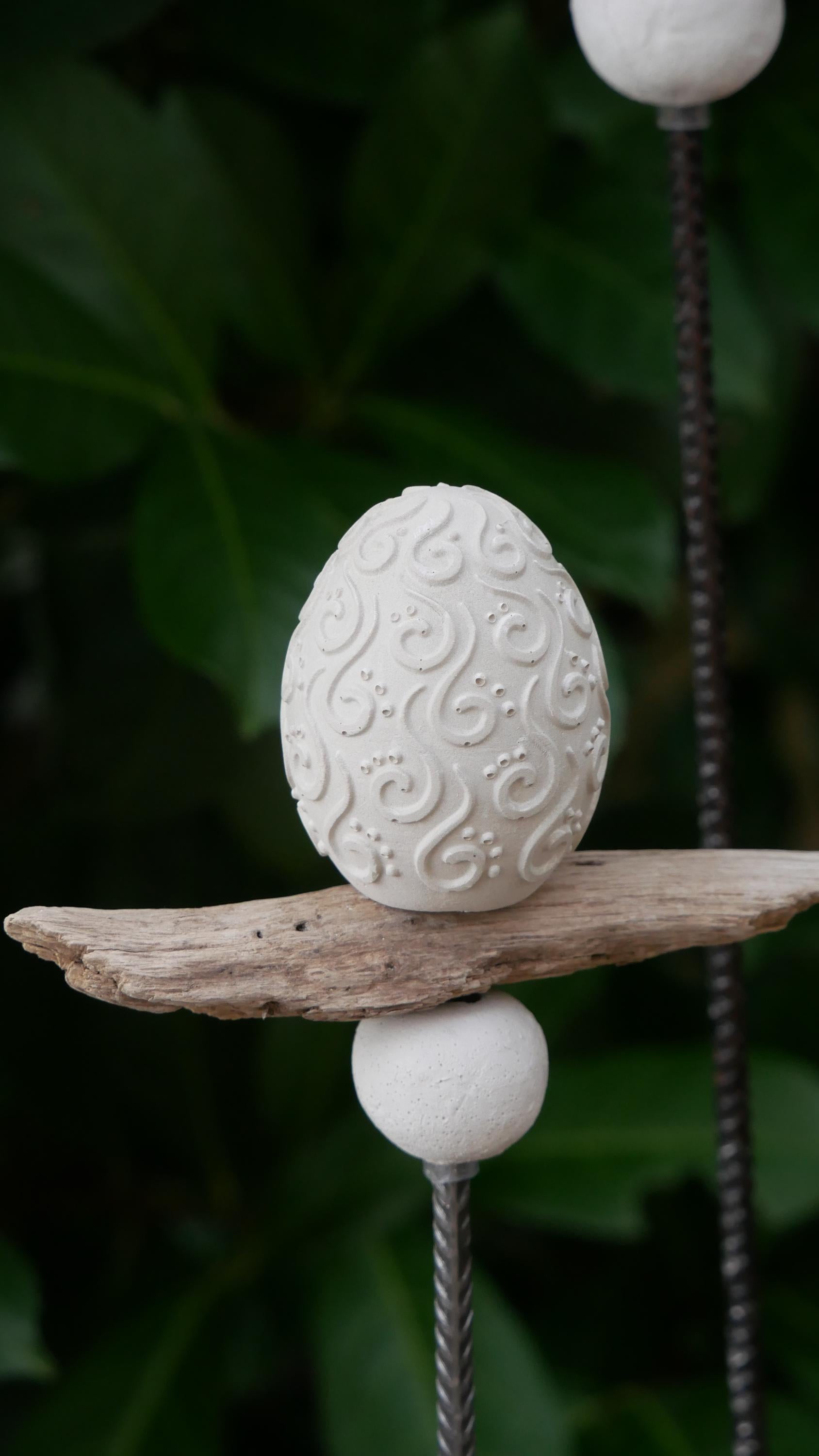 Osterei Beton, Deko Ei, Beton Ei, Gartendeko, Ei für den Garten, Oster Dekoration,