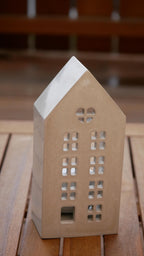 Lichthäuser, Beton, Betondeko, Betonhäuser, Geschenk, Kerzenhalter, Outdoor Deko, handgemacht, Teelichthalter, gemütlich, Haus, Lichthaus