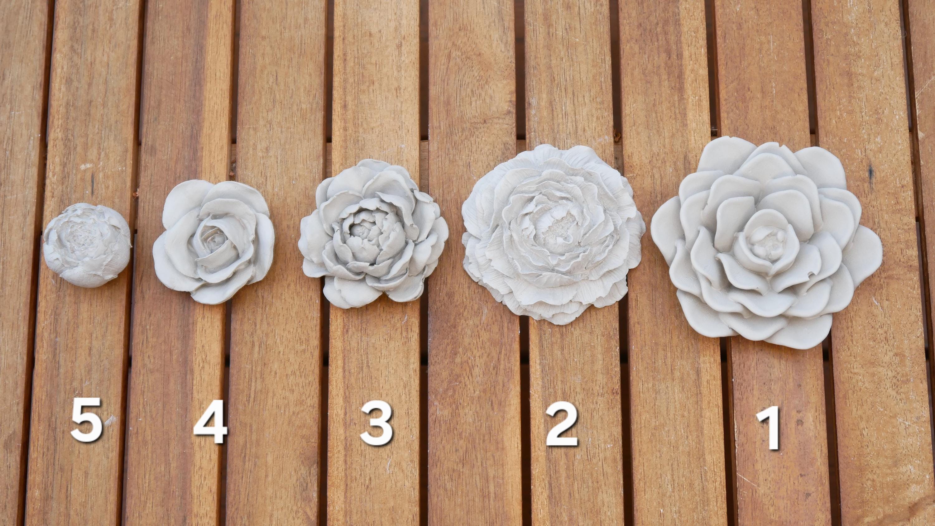 Deko Rose, Pfingstrose, Rosenset, Rose, Gartendeko, 100024