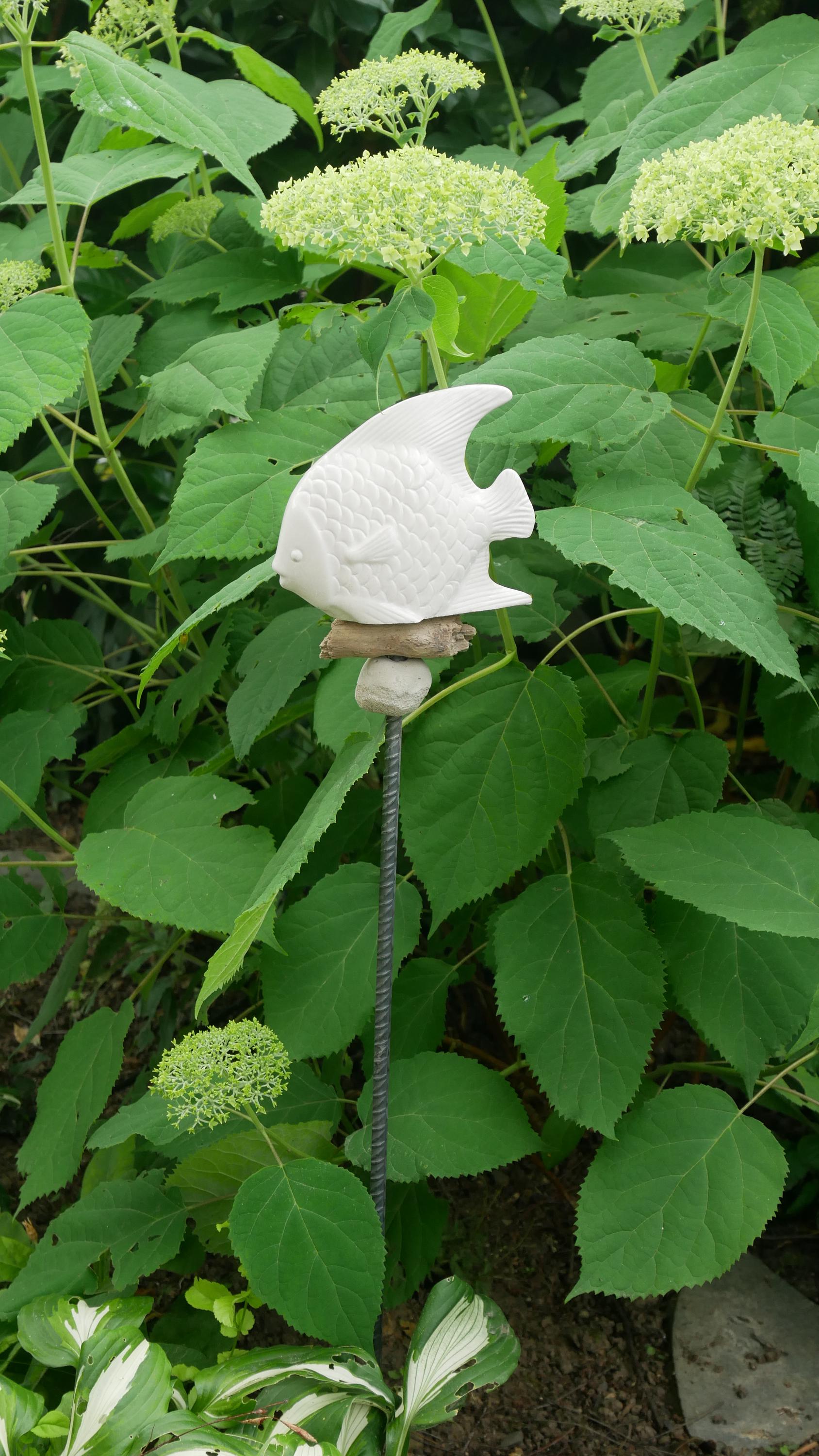 Deko Fisch, Beton Fisch, Gartendeko, Deko für den Garten, Dekoration, 100016