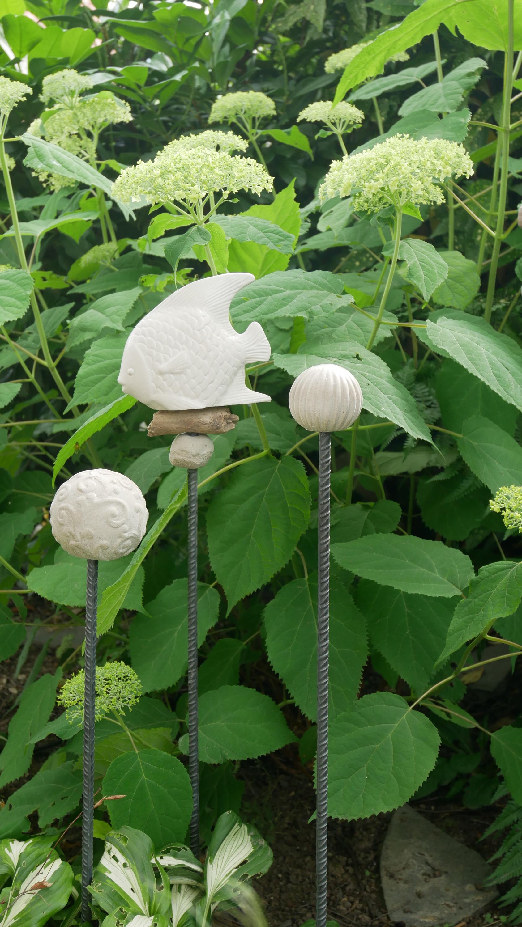 Deko Fisch, Beton Fisch, Gartendeko, Deko für den Garten, Dekoration, 100016