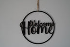 Türkranz Welcome Home, Türdeko, Blumenkranz, Wanddekoration, Türschild