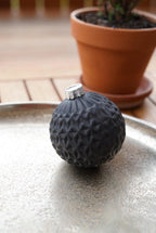 Christbaumkugel aus Beton, Beton Kugel, Beton Dekoration, Weihnachtsdekoration