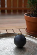 Christbaumkugel aus Beton, Beton Kugel, Beton Dekoration, Weihnachtsdekoration