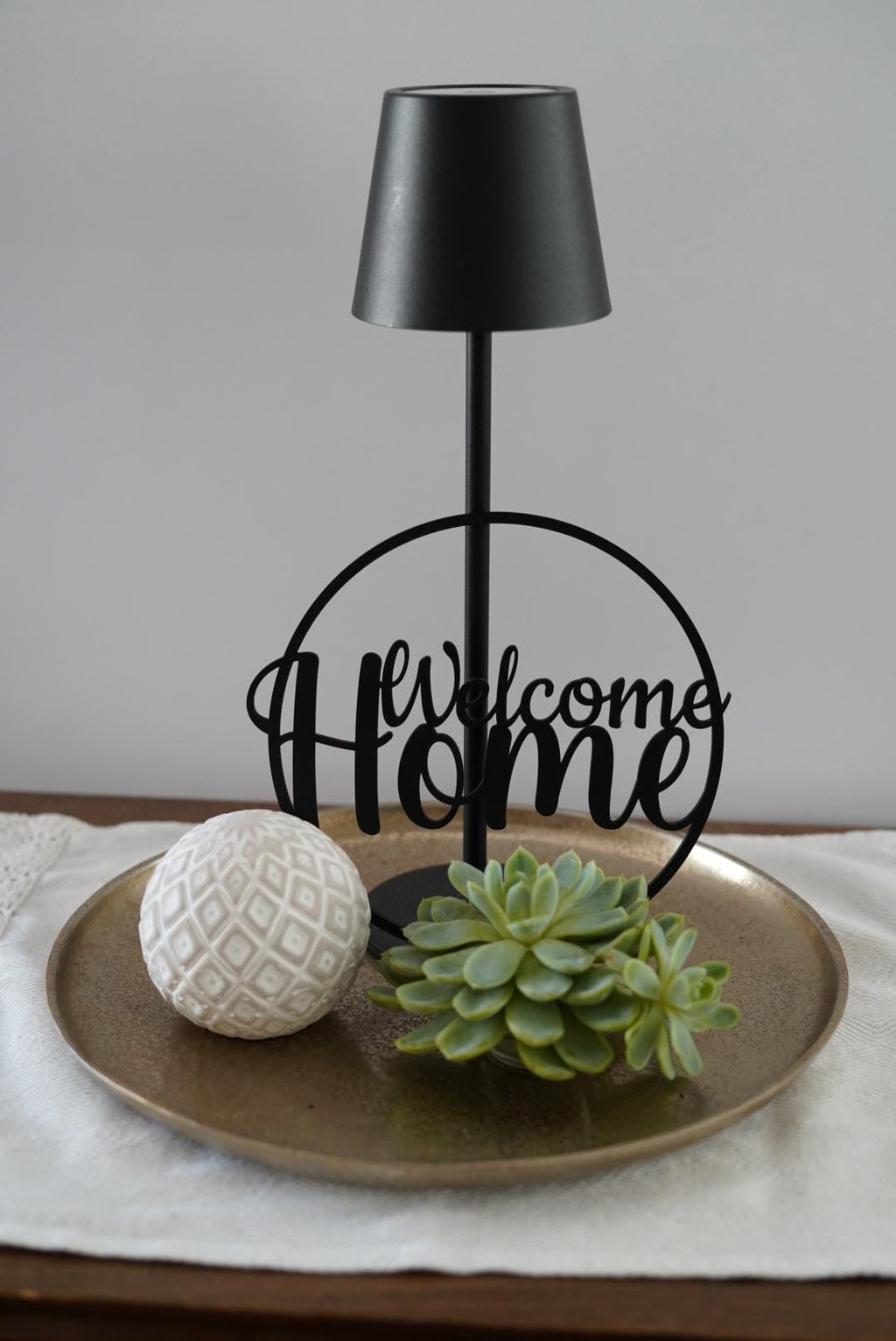 Türkranz Welcome Home, Türdeko, Blumenkranz, Wanddekoration, Türschild