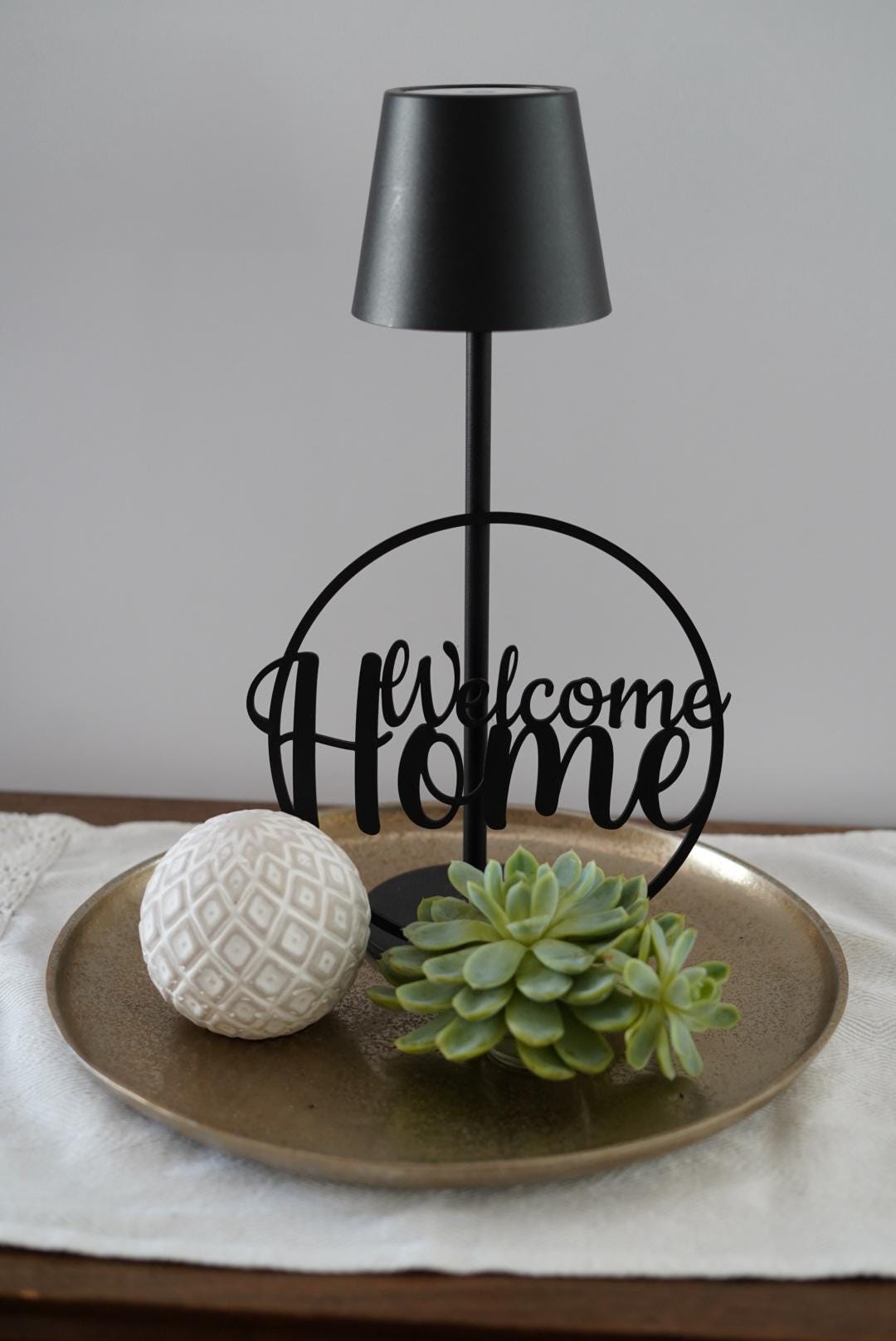 Türkranz Welcome Home, Türdeko, Blumenkranz, Wanddekoration, Türschild