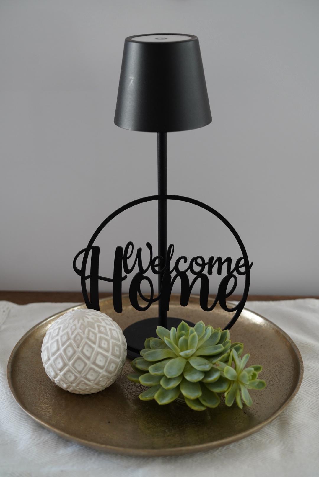 Türkranz Welcome Home, Türdeko, Blumenkranz, Wanddekoration, Türschild